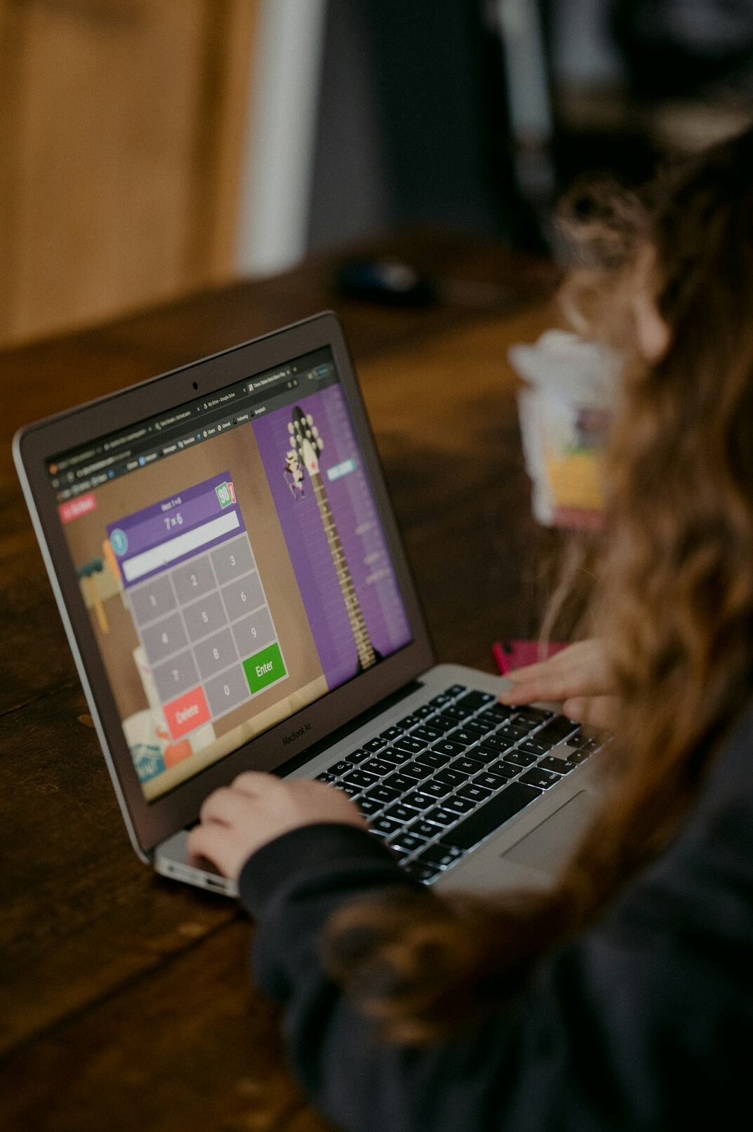 person learning programming