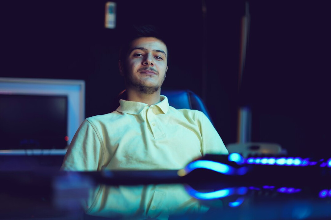 successful programmer smiling